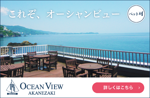 これぞ、オーシャンビュー（ペット可）　OCEAN VIEW AKANEZAKI